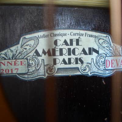 ON SALE! Cafe Americain Gypsy Jazz Guitar, From France Devan II Student Model. image 6