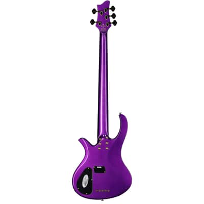 Schecter FreeZesicle-5 Electric Bass, 5-String, Purple image 3