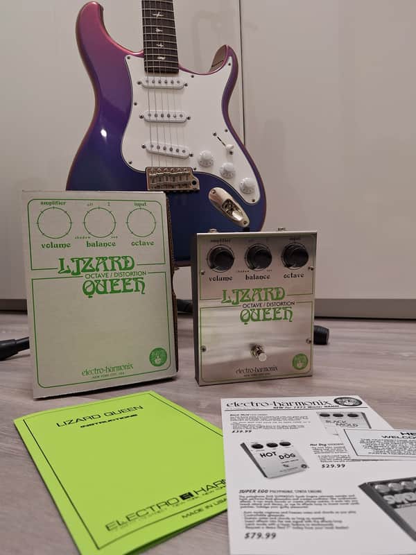 Electro-Harmonix / JHS "Big Box" Lizard Queen Octave Fuzz 2023 - Silver / Green image 1