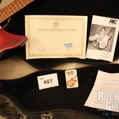 Rickenbacker  1997 Rose Morris  1989 - Fireglo  F-Hole Tom Petty 330 image 17