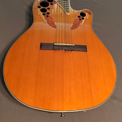 Ovation Celebrity Elite CE44C-4A Mid-depth Classical - Natural 2024 - Natural image 1