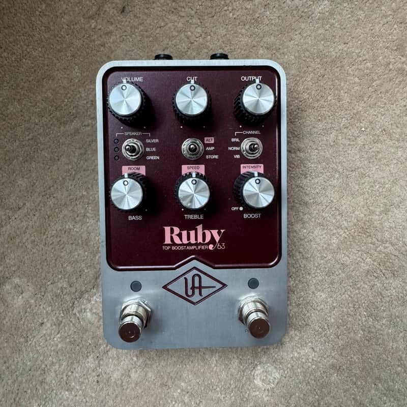 Universal Audio Ruby ’63 Top Boost Amplifier 2022 - Present Ruby / Silver image 1