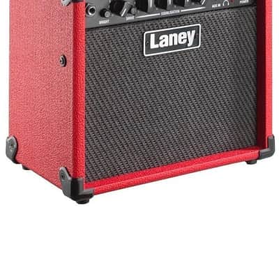 Laney 15 Watt Electric Guitar Combo Amplifier w/ 2 x 5" Woofers - Red - LX15-RED image 1