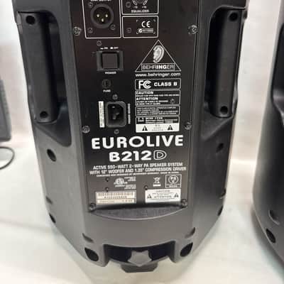 Behringer Eurolive B212A 400-Watt 2-Way 12" Powered Speaker 2000s - Black image 2