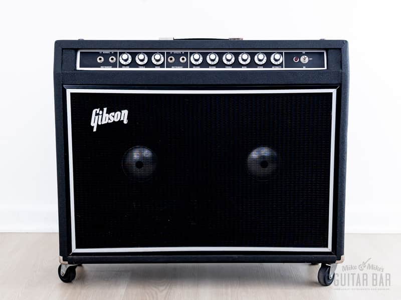 1974 Gibson G70 Solid State 2x12 Vintage Guitar Amplifier, Moog-Designed w/ Cover image 1
