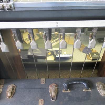 1968 Emmons D 10 Double Neck Push Pull Steel Guitar 8 Pedals 6 Knee Levers image 9