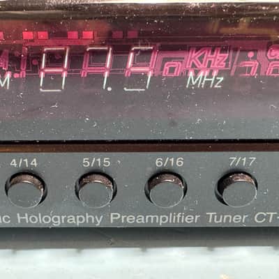 Carver CT-6 Preamplifier Tuner Bob Carver Design Made in JAPAN ~ Tested Works image 3