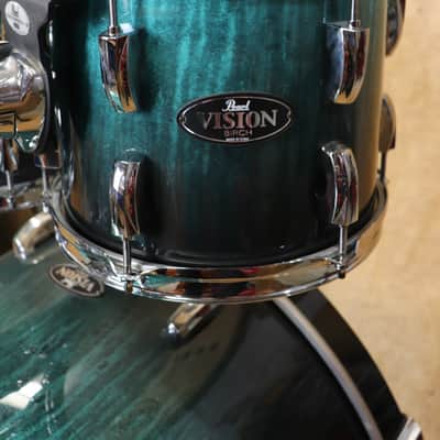 Pearl 4pc Vision Birch Artisan II Shell Pack Emerald Fade Eucalyptus image 3