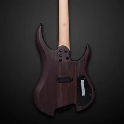 Legator G6FSSL Ghost 6 String Electric Guitar - Black Flame (G6FSSL-BLK) image 4