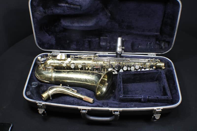 A Conn Shooting Stars Director Alto Saxophone in it's Original Case 16 S image 1