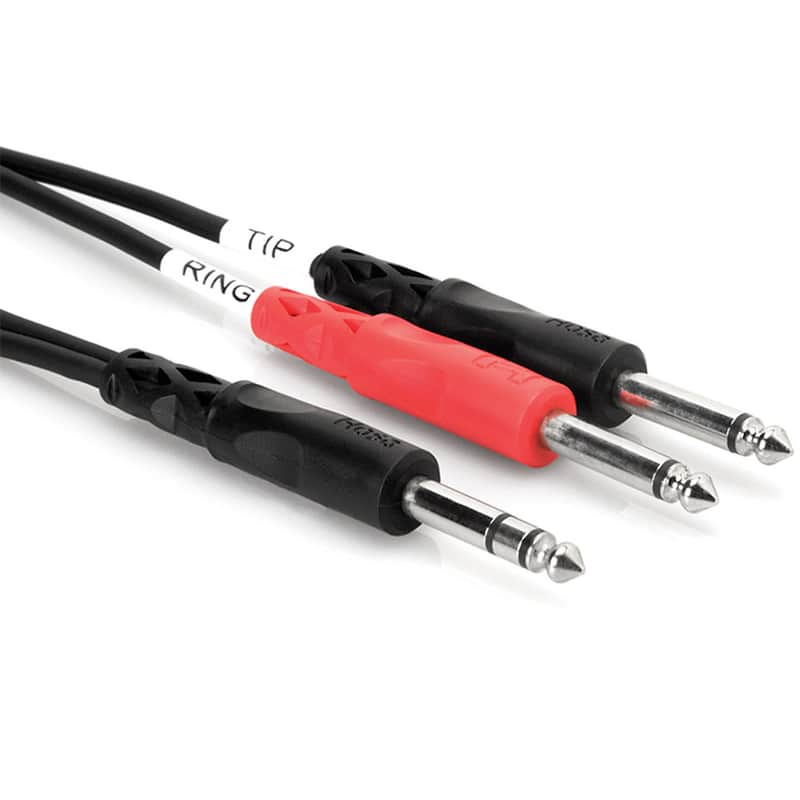 Hosa STP204 STP204 1/4" TRS to Dual 1/4" TS Insert Cable - 4 Meter image 1