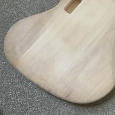 Unfinished Basswood Jazz Bass Style Body image 11