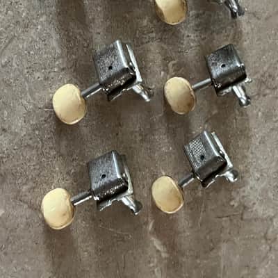 1964 1965 1966 set Fender Musicmaster Duo Sonic Mustang guitar tuners tuning pegs image 2