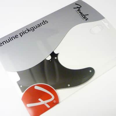 Genuine Fender American Standard Tele/Telecaster 3-Ply Black Guitar Pickguard image 2