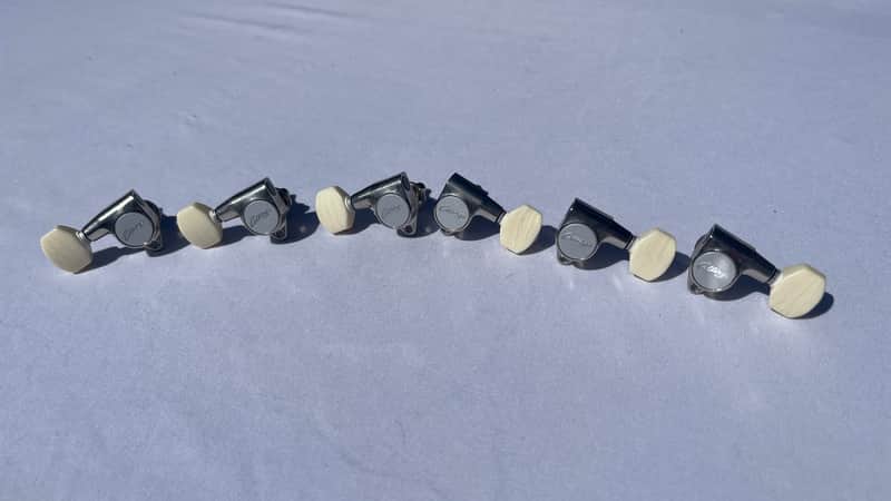 Gotoh SGV510Z-M07 3x3 Tuners 2020 - Chrome Ivoroid Collings image 1