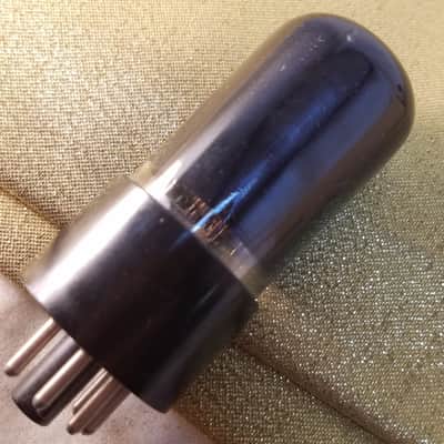 Tung-Sol Tight Matched Pair (2) 6V6GT/G tNOS AT1000 TESTED Vacuum Tubes greyglass WWII era Beam Power 6V6 1942-1952 image 10