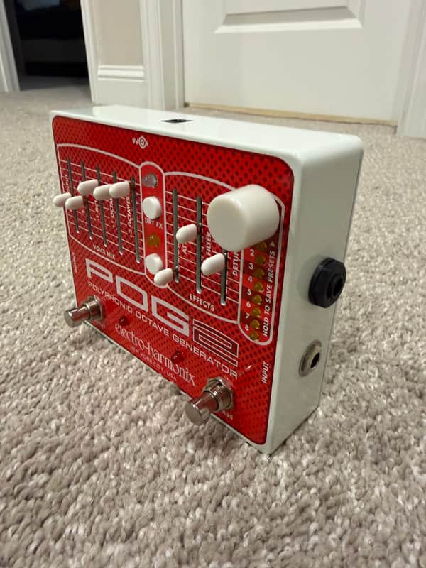 Electro-Harmonix POG2 Polyphonic Octave Generator 2009 - Present - Red / White image 1