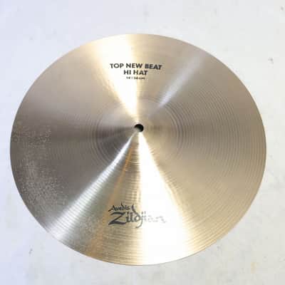 ZILDJIAN A.Zildjian New Beat Hi-Hat 14-inch 1016/1354 Zildjian Hi-Hat Cymbal (08/31) image 2