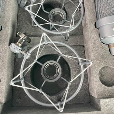 Neumann TLM 103 mt Large Diaphragm Cardioid Condenser Microphone Stereo Pair 1997 - Present - Matte Black image 5