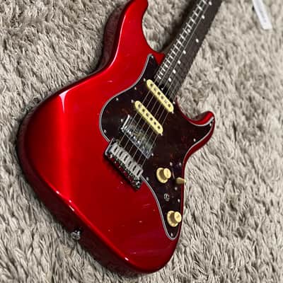 Soloking MS-1 Classic MKII in Candy Apple Red with Roasted Neck and Rosewood FB image 2
