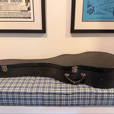 Vintage 1940s Geib Inc. Challenge Alligator Case - Purple Lining - Fits 16" Archtop / Dreadnought image 4