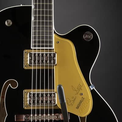 Gretsch G6120T-BSNSH Brian Setzer Signature Nashville Hollow Body Bigsby Black Lacquer - Semi Acoustic Custom Guitar image 6