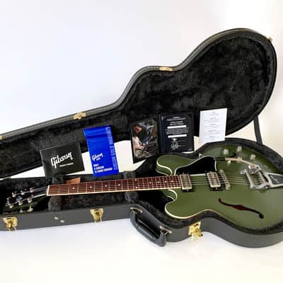 Gibson ES-335 Chris Cornell Signature 2019 Olive Drab Green 15/250 Bigsby image 21