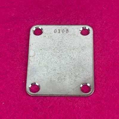 GVT Vintage Hysteric Guitar Parts Aged Pre-CBS 50’s Serial No. vintage Style Replacement Neckplate - Aged - Aged image 1