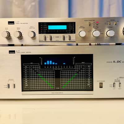 Vintage Sansui ⚡C-77 Pre Amp & B-77 Power Amplifier (60 WPC) Serviced + Cleaned image 2