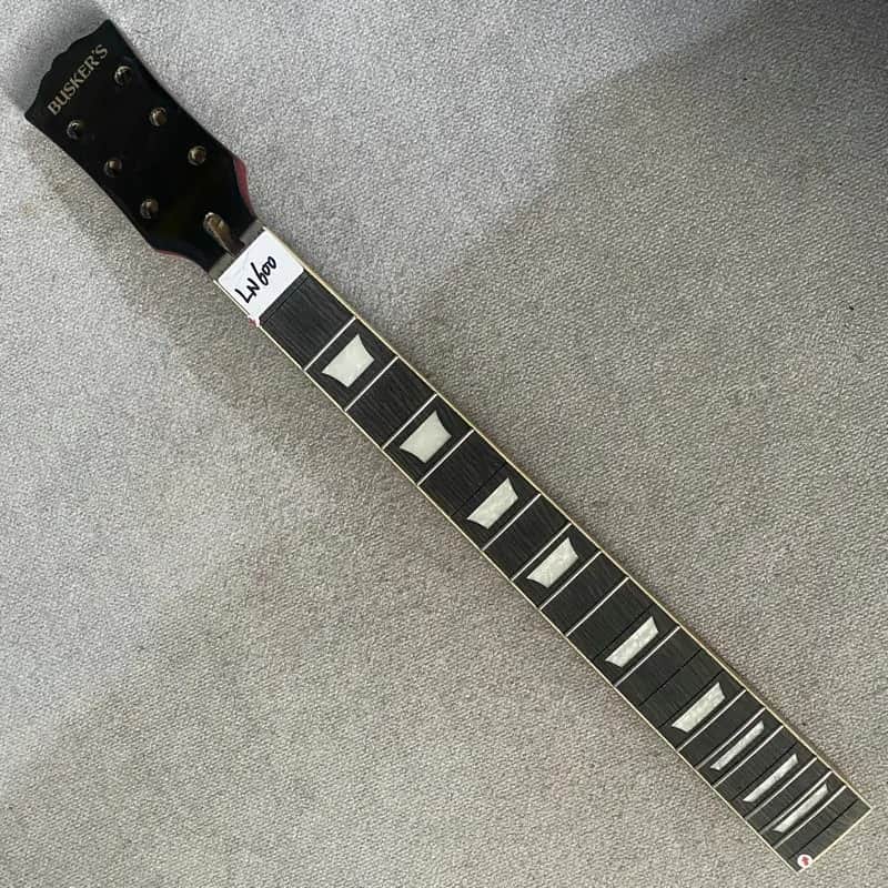 Black DIY Maple Wood Guitar Neck and 22 Frets Rosewood Fretboard image 1