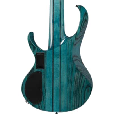 Ibanez BTB946 COL 6 String Electric Bass. Cosmic Blue Low Gloss image 3