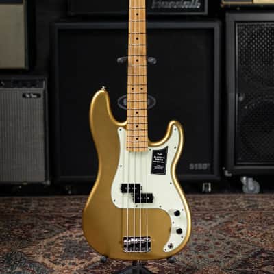 Fender 75th Anniversary Player II Precision Bass - Aztec Gold image 4