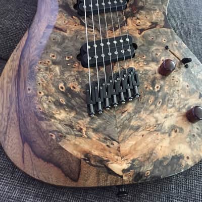 Kiesel Carvin Aries AM7 Multiscale New! 2016 Buckeye Burl image 3