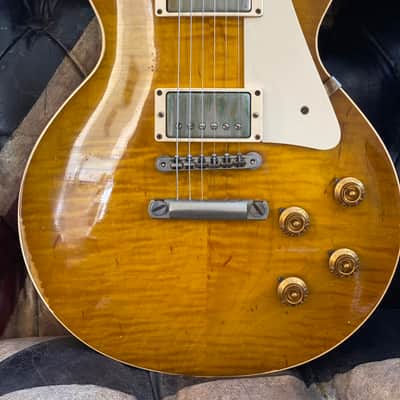 Gibson Custom Shop Heavy Aged 2014 Hand Selected 1959 Les Paul Standard Historic Reissue Green Lemon (R9) image 4