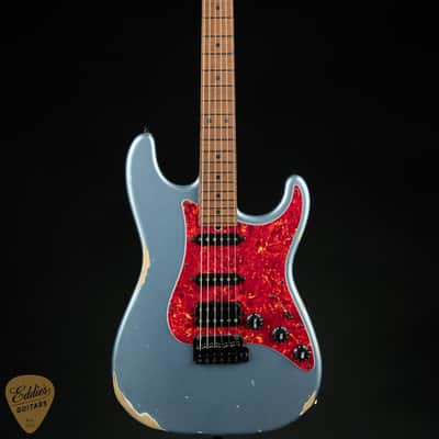 2024 - Suhr Eddie's Guitars Exclusive Classic S Antique Roasted - Ice Blue Metallic image 3