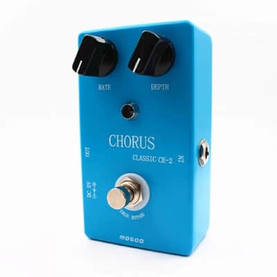 MOSKY CE-2 Handmade Chorus Guitar Effect Pedal Upgraded on Boss Chorus True Bypass Bild 4