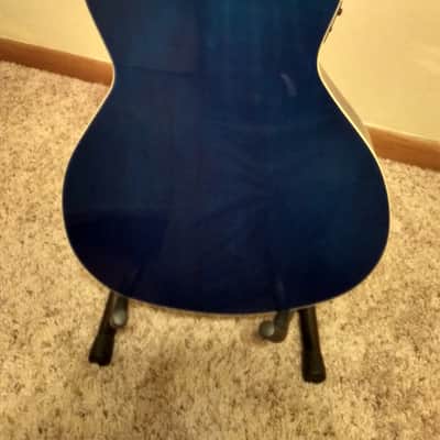 Daisy Rock DR6278 Wildwood Royal Blue Burst acoustic electric cutaway guitar image 12