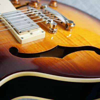 Epiphone Gibson Les Paul ES Hollow Body 1999 Dark Burst Rare Finish Solid image 12