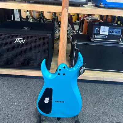 Jackson Pro Series Misha Mansoor Signature Juggernaut HT6 with Caramelized Maple Fretboard 2019 - Present - Matte Blue Frost image 4