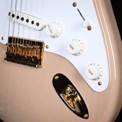 Fender Custom Shop Limited Edition 1954 Hardtail Stratocaster DLX Closet Classic- Dirty White Blonde (LXX0323) image 11