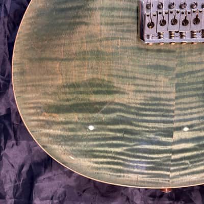 PRS Custom 24 2011 - Present - Tramp2016 PRS Custom 24 USA Core – Trampas Green – All Stock w/ Original Case image 4