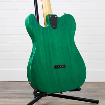 Preowned 1992 G&L ASAT Classic (Made in USA) w/ SKB Hardshell Case - Clear Forest Green image 9