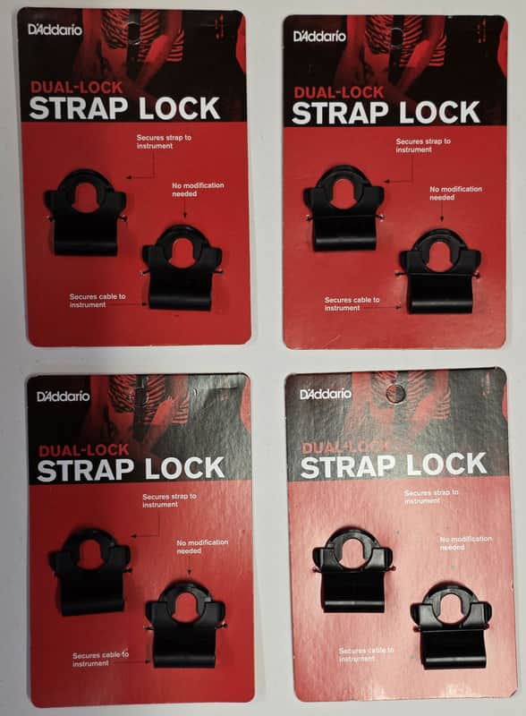 D’Addario Dual Lock 2025 - BLACK (4 SETS) image 1