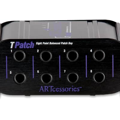 ART TPATCH 8-Channel Balanced 1/4" TRS Patch Bay image 2