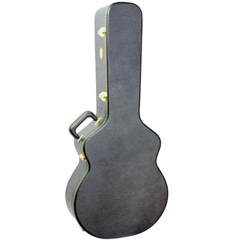 MBT Wooden Jumbo Guitar Case, Black (MBTJUGCWBK-U) image 1