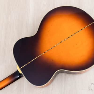 1992 Orville by Gibson J-200 Jumbo Acoustic Electric Guitar Sunburst w/ Case image 18