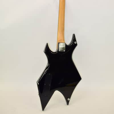 B.C. Rich Bronze Series Warlock Electric Bass Guitar Black image 17