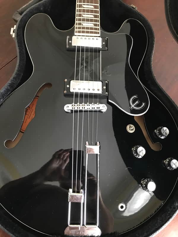Epiphone Riviera (Peerless) 1999 Ebony | Reverb