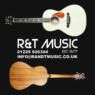 PRS SE Tonare P20E Parlor Electro Acoustic Guitar in Antique White image 8