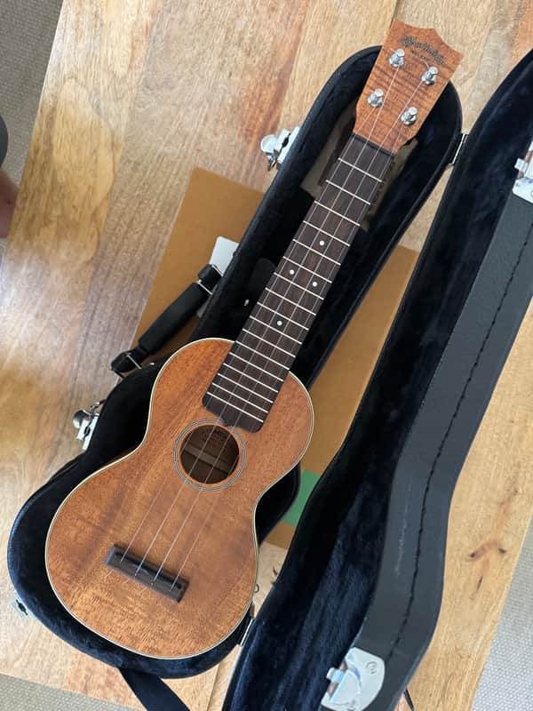 Martin 2K Koa Soprano Ukulele 2014 w hard case image 1